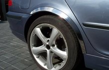 BMW 3 Series E46 1998-2006 Extensii aripi (4 buc, inox) foto 1