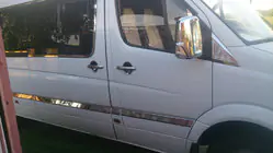Volkswagen Crafter 2006-2016 Molduri usi din inox foto 4