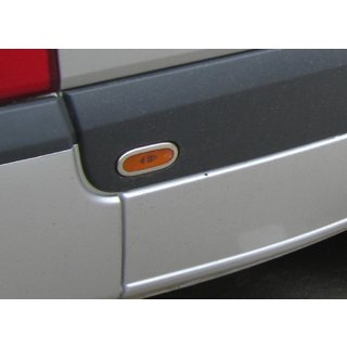 Rame cromate pentru lumini de pozitie (6 buc, inox) Volkswagen Crafter 2006-2016 foto 2