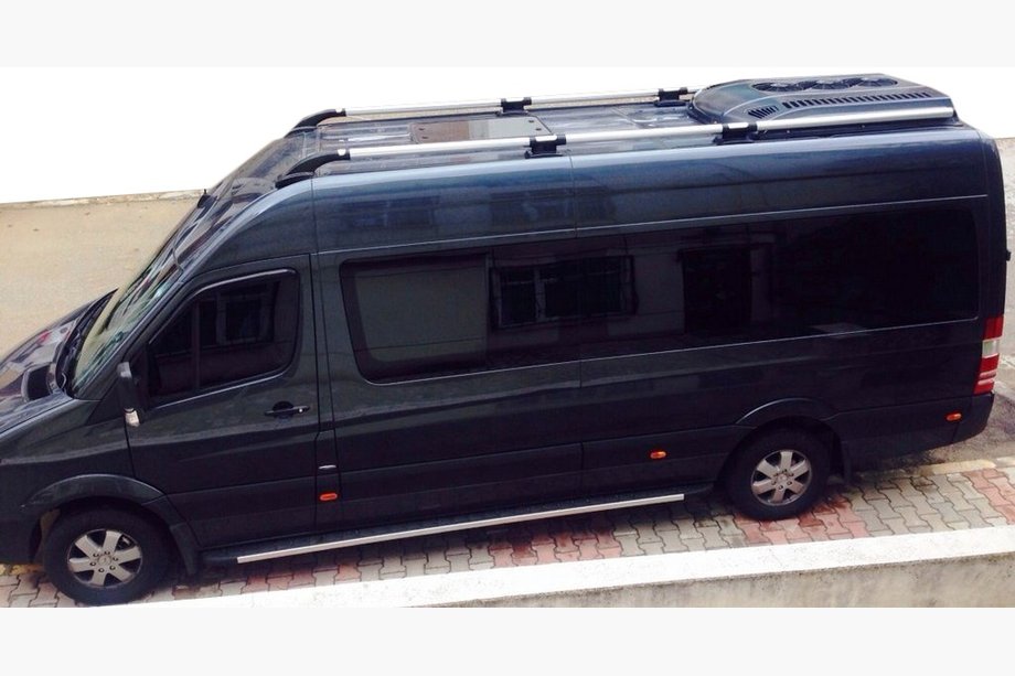 Mercedes Sprinter W906 2006–2018 Bare longitudinale Shark (picioare negre) Image