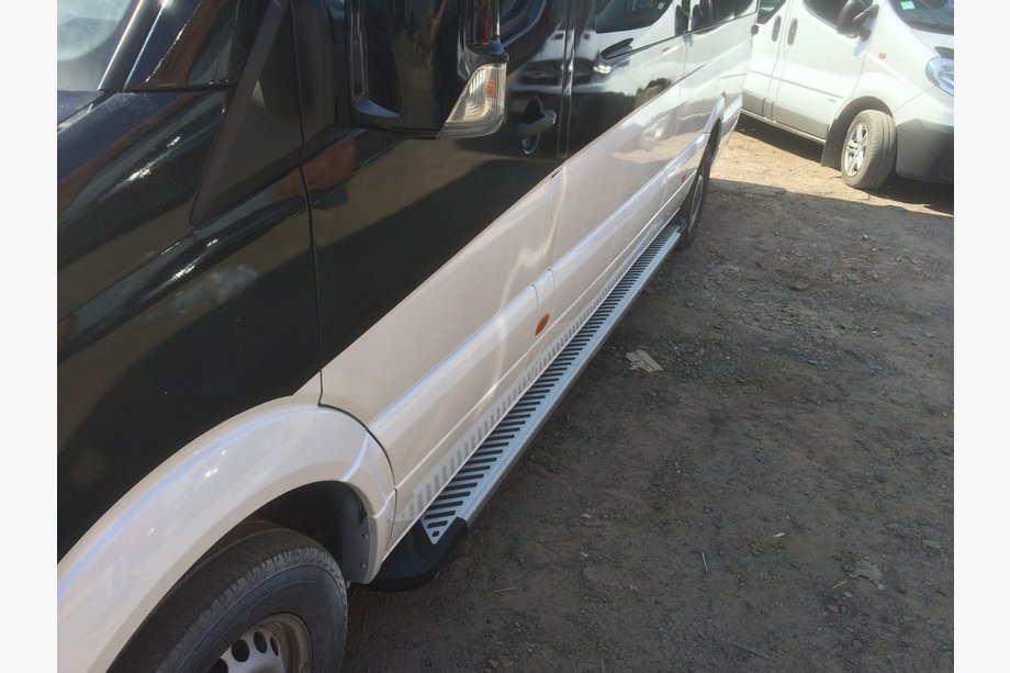 Volkswagen Crafter 2006-2016 Praguri Laterale King (2 buc, Aluminiu) Ampatament Mediu Foto 3