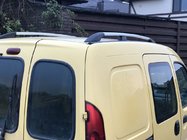 Renault Kangoo 1998-2008 Bare Longitudinale Crom Baza standard, picioare din plastic foto 1