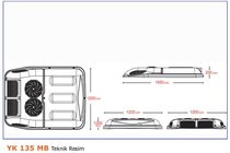 Renault Trafic 2015- Aer conditionat de acoperis 13.5 kW (monobloc) foto 3