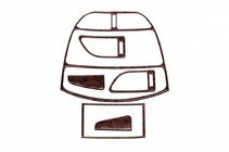 Chery Tiggo 1 2005-2016 Capace bord (set mic) foto 1