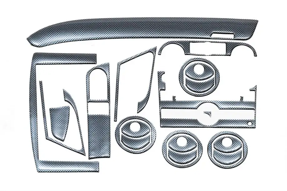 Chevrolet Aveo T250 2005-2011 Capace bord (Set mare) Carbon Image