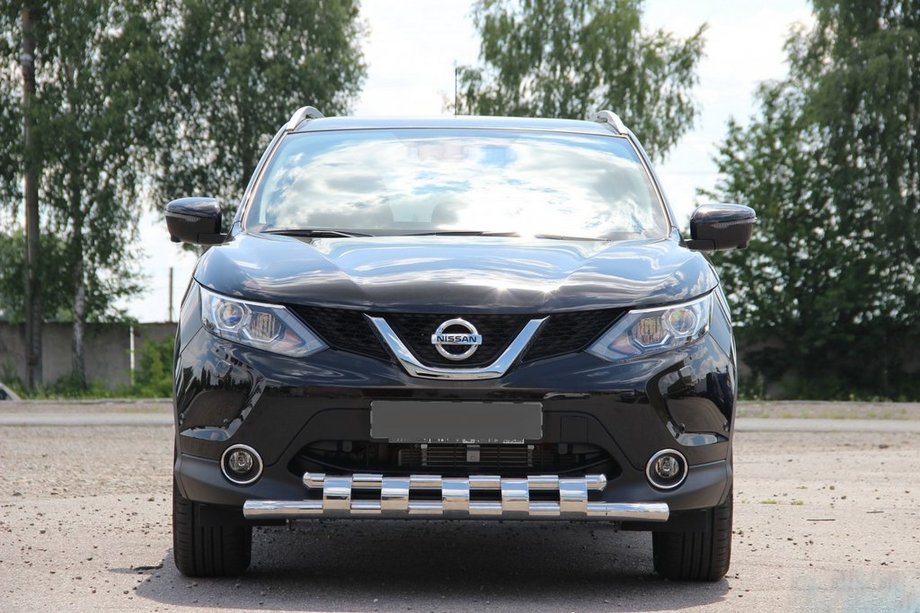 Nissan Qashqai 2007-2010 Protectie Fata ST015 (Inox) Foto 2