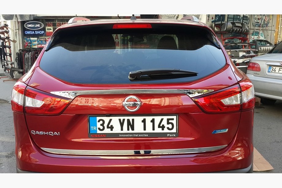Nissan Qashqai 2014-2021 Ornament portbagaj inox OmsaLine - Otel Inoxidabil Italian Foto 4