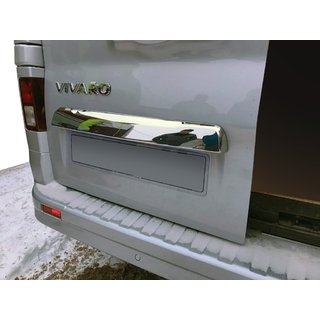 Ornament inox deasupra placutei de inmatriculare Opel Vivaro 2015-2019 foto 1