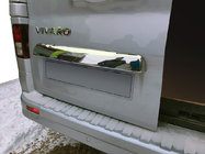 Renault Trafic 2015- Ornament inox deasupra placutei de inmatriculare foto 13