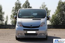 Opel Vivaro 2001–2015 Protectie Fata ST014 (Inox) foto 2