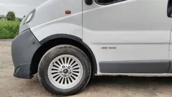 Nissan Primastar 2002-2014 Extensii aripi roti (4 buc, negre) 2007-2015, metal negru foto 2
