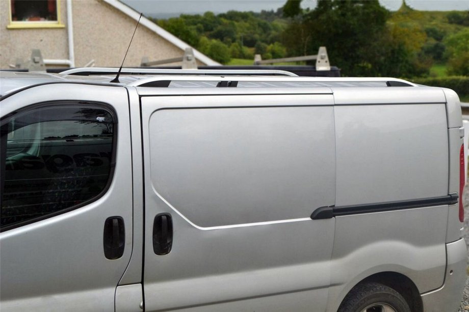 Nissan Primastar 2002-2014 Bare longitudinale Skyport (argintiu) Ampatament Lung Foto 2
