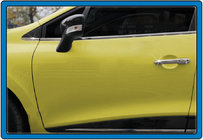 Renault Clio IV 2012-2019 Capace Cromate Manere Usi HB (4buc, Inox) foto 2