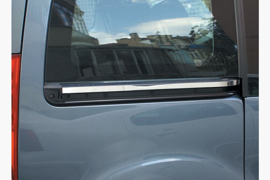 Peugeot Partner Tepee 2008-2018 Molduri din inox pentru usi culisante (2 buc) OmsaLine - Otel Inoxidabil Italian Image