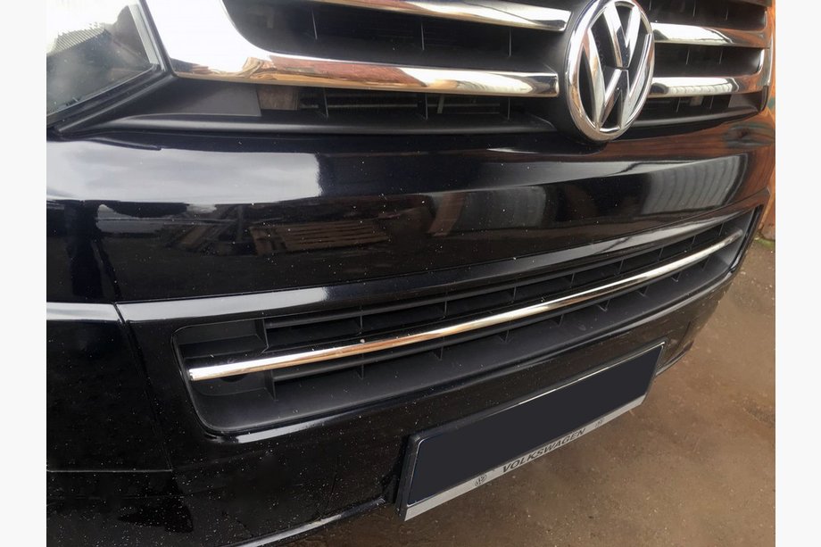Volkswagen T5 2010-2015 Ornament grila bara (inox) Carmos - Otel Inoxidabil Turcesc Image