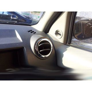 Rame guri aer interior (4 buc, inox) Dacia Duster 2008-2018 foto 3