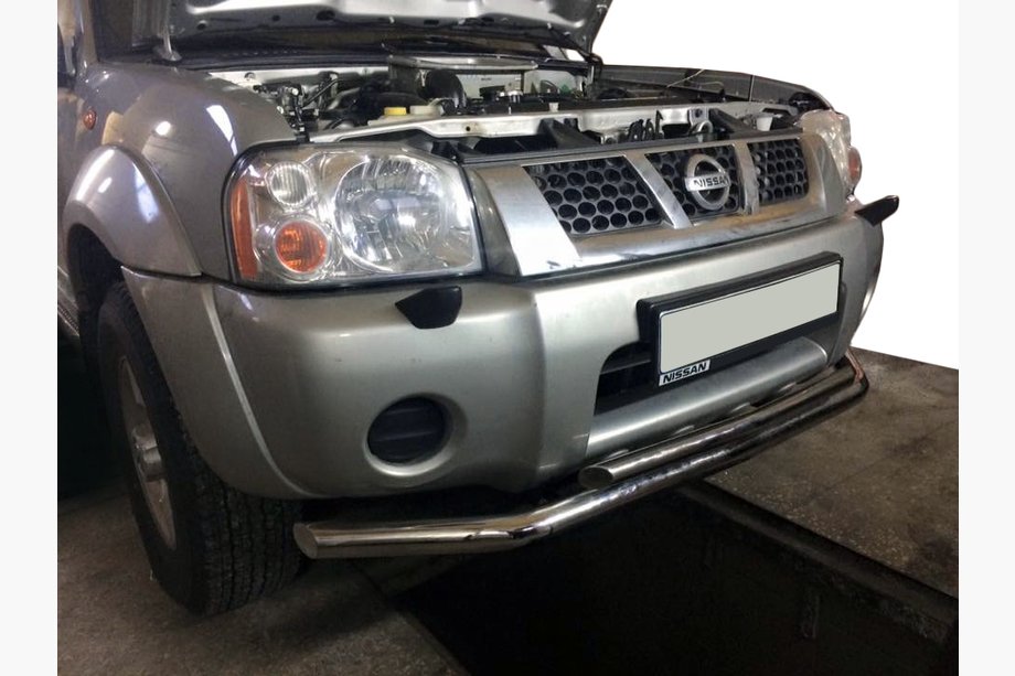 Nissan NP300 1999-2015 Protectie Fata ST014 (Inox) Image