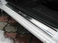 Renault Kangoo 2008–2020 Protectii praguri Nataniko (4 buc, inox) Premium - Banda 3M, 0.8 mm foto 1