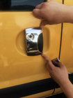 Renault Kangoo 1998-2008 Capace Manere Cromate (Otel Inoxidabil) Doua fata + doua culisante foto 2