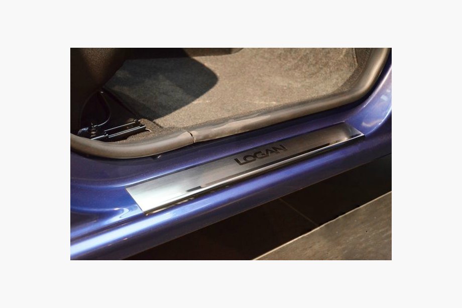 Renault Logan MCV 2013-2022 Protectii Praguri Nataniko (4 buc, Inox) Image
