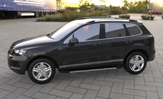 Volkswagen Touareg 2010-2018 Praguri Laterale RedLine V1 (2 buc, Aluminiu) foto 2