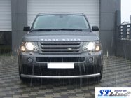 Range Rover Sport 2005-2013 Protectie frontala simpla (inox) foto 2
