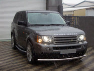 Range Rover Sport 2005-2013 Protectie frontala simpla (inox) foto 1
