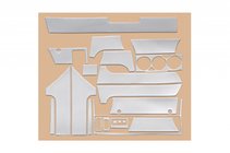 BMW 5 Series E34 1988-1995 Capace Panou Bord Aluminiu foto 2