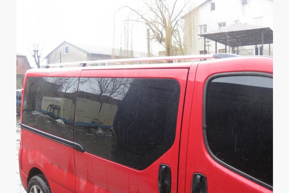 Nissan Primastar 2002-2014 Bare Longitudinale Crom Baza Lunga, Picior Metalic Foto 7