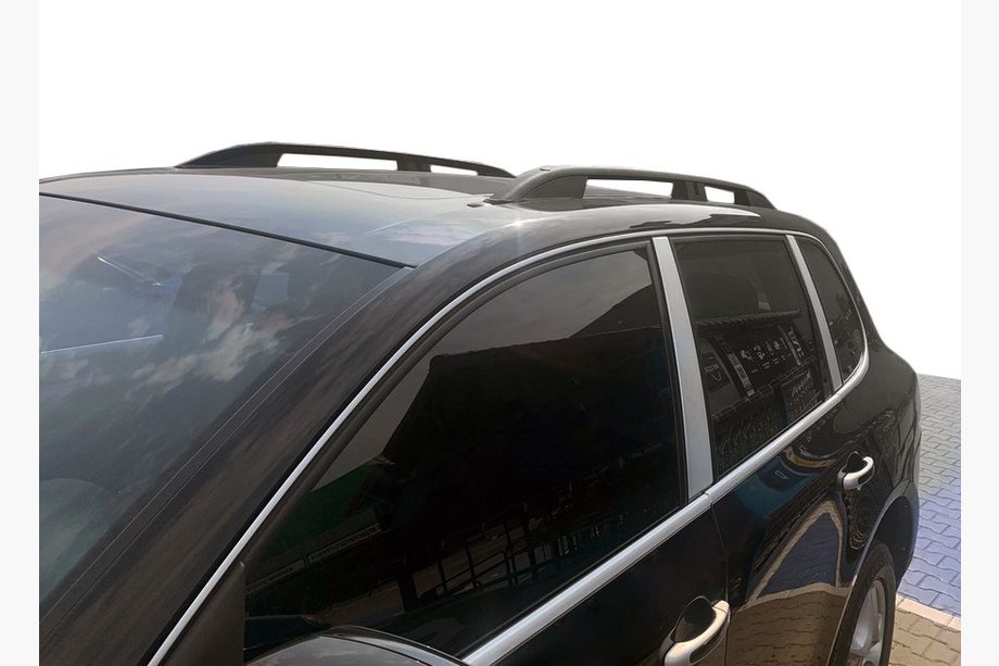 Volkswagen Touareg 2002–2010 Bare longitudinale Skyport (negru mat) Foto 1