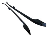 Mitsubishi Grandis 2003-2011 Bare Transversale Negre (2 buc, Aluminiu) foto 1