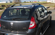 Dacia Sandero 2007-2013 Bare Portbagaj Skyport GREY foto 3
