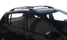 Dacia Sandero 2007-2013 Bare Portbagaj Skyport GREY foto 2