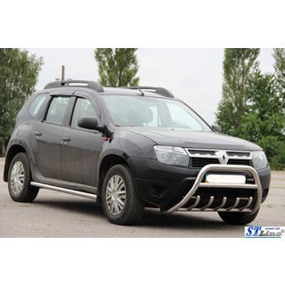 Tevi Laterale (2 buc, Otel Inoxidabil) Dacia Duster 2008-2018 foto 4