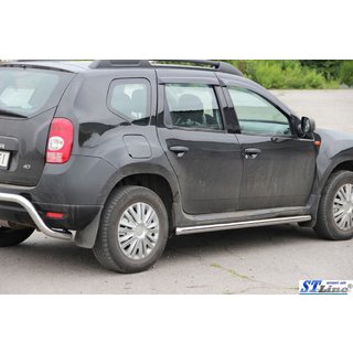 Tevi Laterale (2 buc, Otel Inoxidabil) Dacia Duster 2008-2018 foto 3