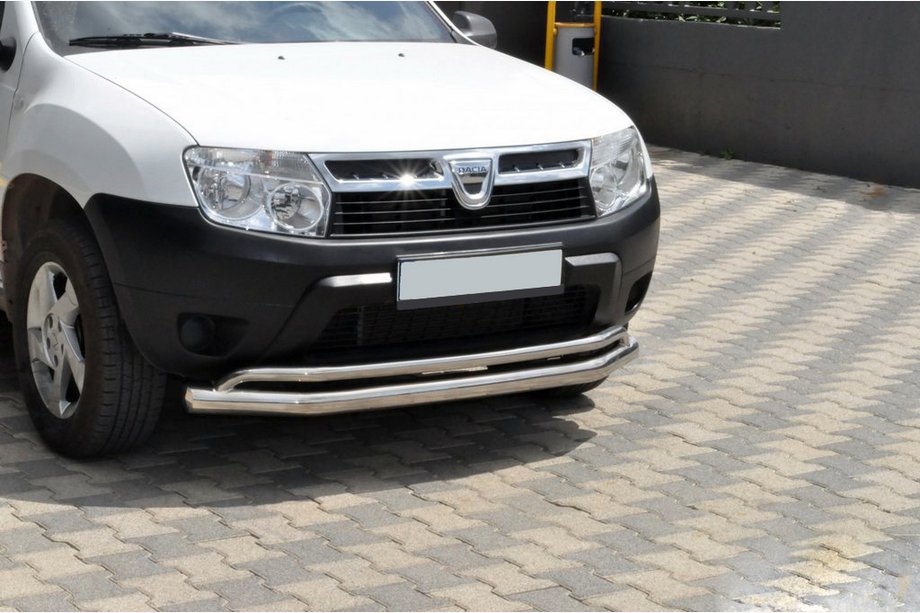 Renault Duster 2008–2017 Protectie Fata ST017 (Inox) Image