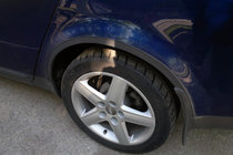 Audi A6 C5 1997-2001 Extensii aripi (4 buc, negre) foto 1