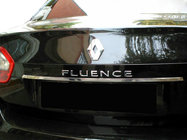 Renault Fluence 2009-2016 Bara decorativa din inox deasupra numarului foto 1