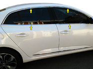 Renault Megane IV 2016-2025 Set complet ornamente geamuri (Sedan, 12 buc, inox) Carmos - Otel Inoxidabil Turcesc foto 2