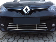 Renault Fluence 2009-2016 Grila bara fata monobloc (2013-2016, inox) foto 1