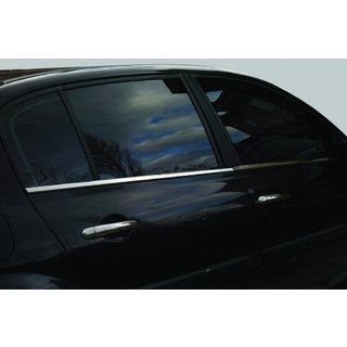 Ornamente exterioare geamuri inox (4 buc) Renault Megane II 2004-2009 foto 4