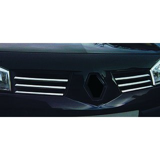 Capace Grila Cromate (Model 2004-2006, 6 buc, Otel Inoxidabil) Renault Megane II 2004-2009 foto 4
