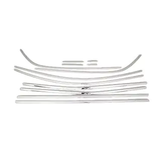 Set complet ornamente geamuri (HB, 12 buc, inox) foto 2