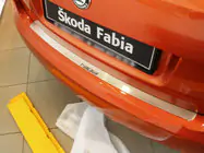 Skoda Fabia 2007-2014 Protectie bara spate Nataniko (inox) foto 1