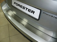 Subaru Forester 2008-2013 Protectie bara spate NataNika (inox) foto 1