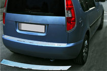 Skoda Roomster 2006-2015 Protectie bara spate inox foto 2