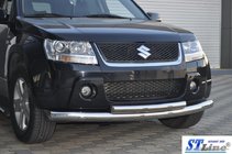 Suzuki Grand Vitara 2005-2017 Protectie frontala dublu tub 60/42mm inox foto 7
