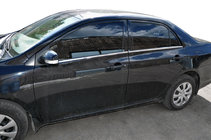 Toyota Corolla 2007-2013 Ornamente exterioare geamuri inox (4 buc) Carmos - Otel Inoxidabil Turcesc foto 1