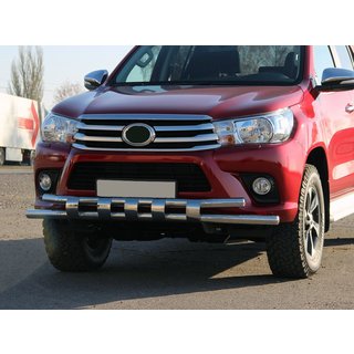 Protectie Fata ST015 (Inox) Toyota Hilux 2015- foto 1