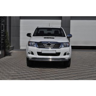 Protectie Fata ST017 (Inox) Toyota Hilux 2006-2015 foto 2
